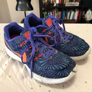 Nike Lunartempo 2 Blue/Purple Print Sneakers